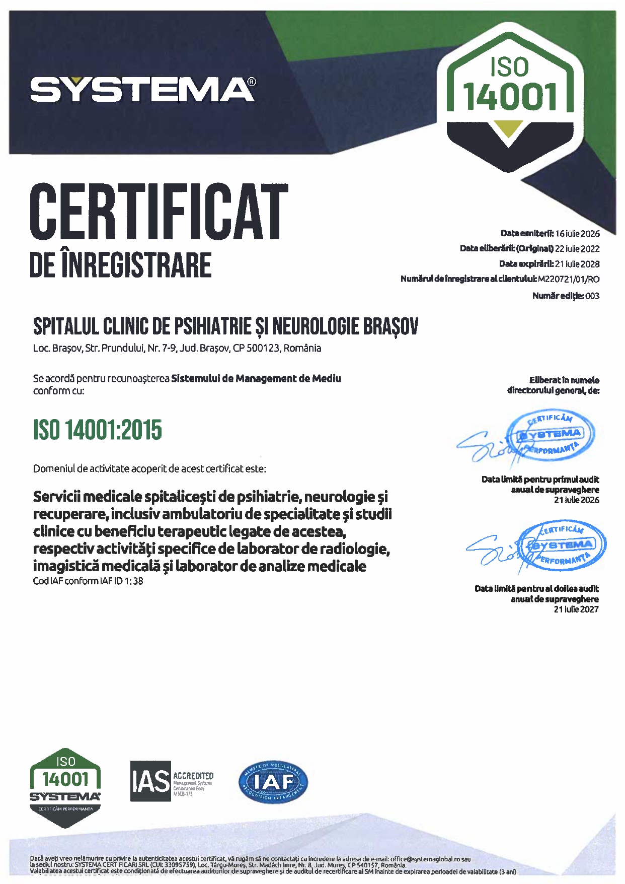 ISO 14001:2015