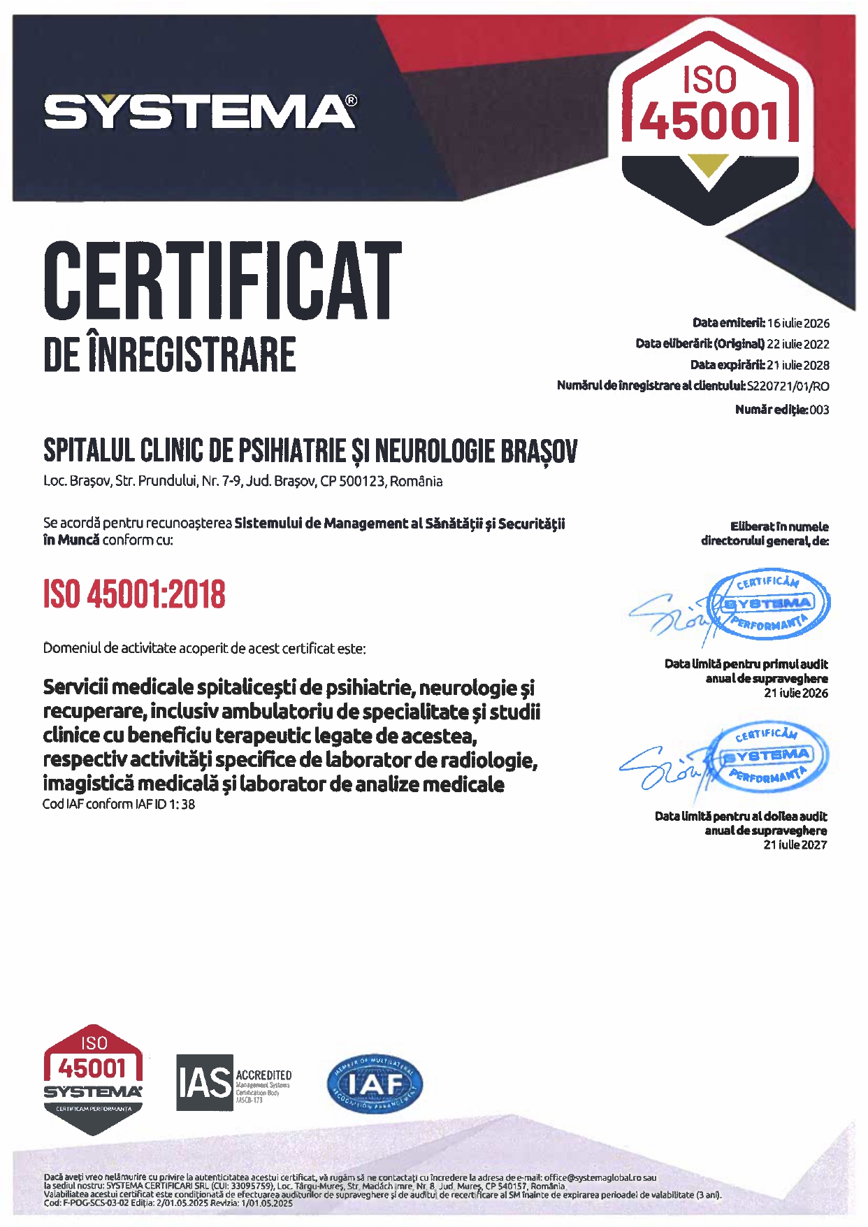 ISO 45001:2018